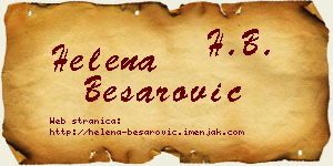Helena Besarović vizit kartica